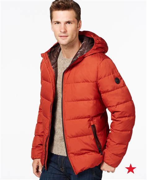 michael kors men's down packable puffer jacket reviews|Michael Kors puffer jackets men's.